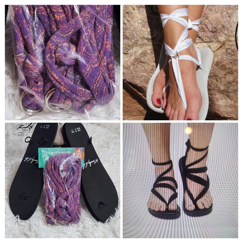 Kandy Life Interchangeable Sandals - Flat/ sizes 11/ NWT/ Multicolor